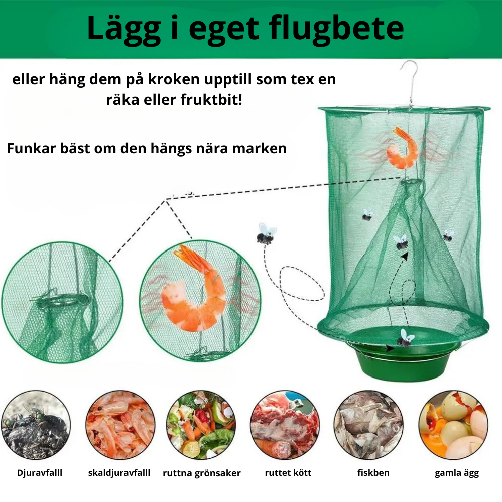 flugfällor – fångar flygande insekter
